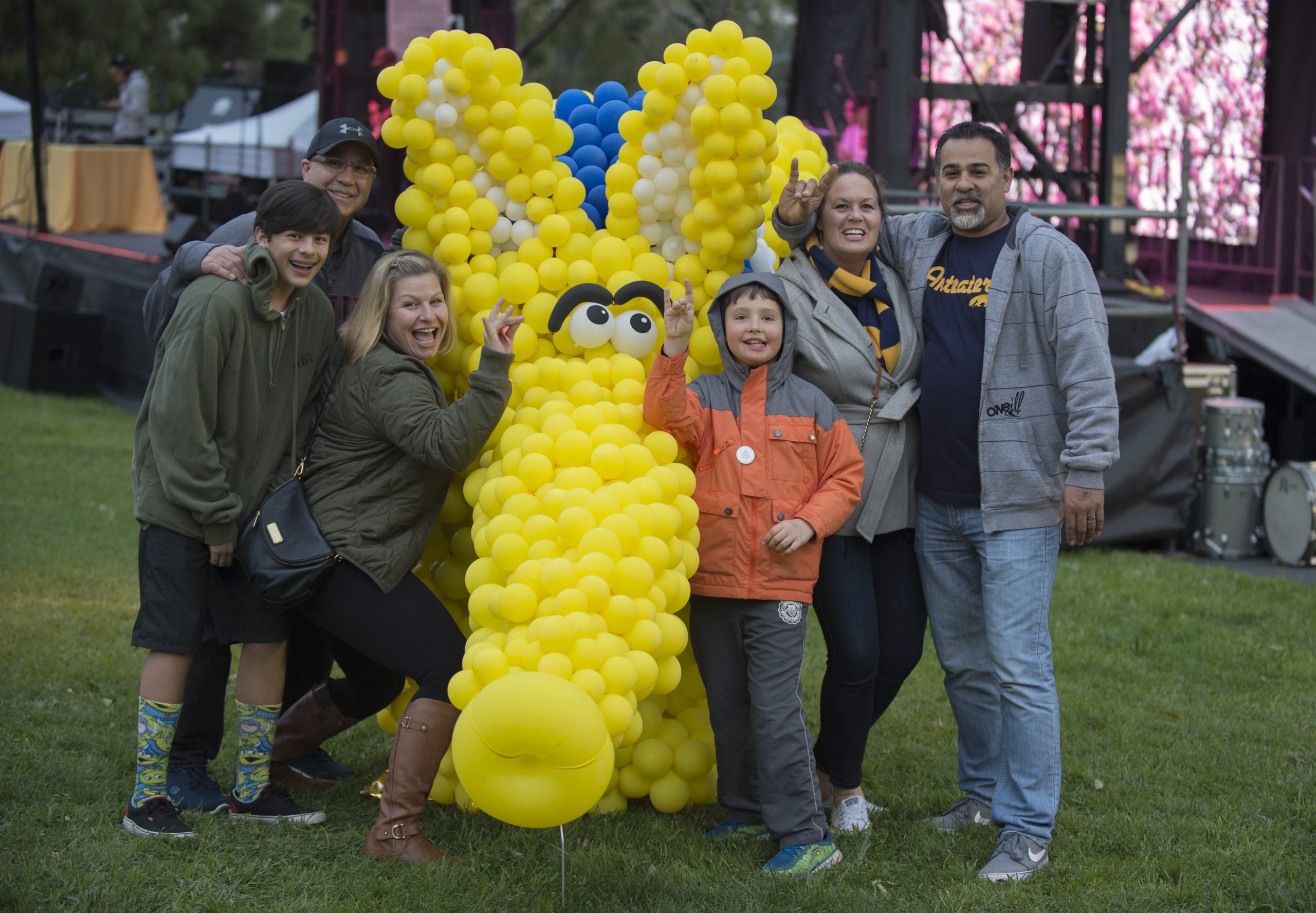 Anteater Family at Homecoming